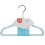 Kit 5 Cabides Aveludado Azul - Buba