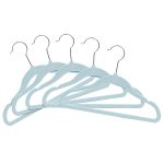Kit 5 Cabides Aveludado Azul - Buba