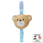 Prendedor de Chupeta Ursinho Azul (3m+) - Buba
