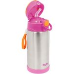 Garrafa Térmica Inox Parede Dupla 400ml Rosa (3m+) - Buba