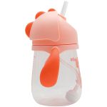 Copo com Alça e Canudo Dino Girl 240ml (6m+) - Buba