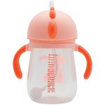 Copo com Alça e Canudo Dino Girl 240ml (6m+) - Buba