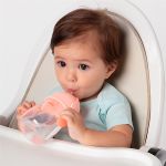 Copo com Alça e Canudo Dino Girl 240ml (6m+) - Buba