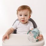 Copo com Alça e Canudo Dino Boy 240ml (6m+) - Buba