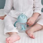 Copo com Alça e Canudo Dino Boy 240ml (6m+) - Buba