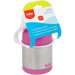 Pote Térmico Inox Parede Dupla Rosa 350ml (6m+) - Buba