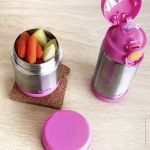 Pote Térmico Inox Parede Dupla Rosa 350ml (6m+) - Buba