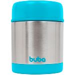 Pote Térmico Inox Parede Dupla Azul 350ml (6m+) - Buba
