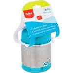 Pote Térmico Inox Parede Dupla Azul 350ml (6m+) - Buba