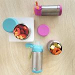 Pote Térmico Inox Parede Dupla Azul 350ml (6m+) - Buba