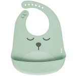 Babador com Cata-migalhas de Silicone Gumy Verde (3m+) - Buba