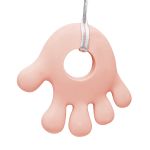 Mordedor em Silicone com Prendedor de Chupeta Rosa (3m+) - Buba