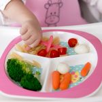 Prato com Divisórias para bebê Animal Fun Girafinha (6m+) - Buba