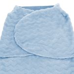 Cobertor de vestir para bebê Baby Super Soft Azul (0m+) - Buba