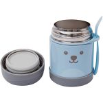 Pote Térmico com Garfinho Gumy Azul (6m+) - Buba