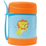 Pote Térmico com Garfinho Animal Fun Leãozinho (6m+) - Buba
