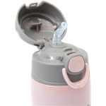 Garrafa Térmica Inox Parede Dupla 400ml Gumy Rosa (3m+) - Buba