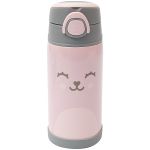 Garrafa Térmica Inox Parede Dupla 400ml Gumy Rosa (3m+) - Buba