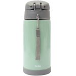 Garrafa Térmica Inox Parede Dupla 400ml Gumy Verde (3m+) - Buba