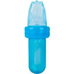 Kit Alimentador Porta-frutinha e Colher Dosadora para bebê Azul (6m+) - Buba