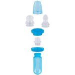 Kit Alimentador Porta-frutinha e Colher Dosadora para bebê Azul (6m+) - Buba