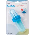 Kit Alimentador Porta-frutinha e Colher Dosadora para bebê Azul (6m+) - Buba