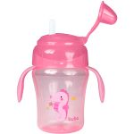 Copo de Treinamento Fundo do Mar Rosa 240ml (6m+) - Buba