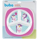 Prato com Divisórias para bebê Animal Fun Unicórnio (6m+) - Buba
