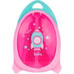 Kit Refeição Talher com Estojo Foguete Rosa (6m+) - Buba