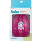 Kit Refeição Talher com Estojo Foguete Rosa (6m+) - Buba
