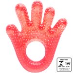 Mordedor Mãozinha com Água Vermelho (3m+) - Buba