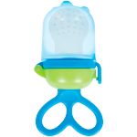 Alimentador Porta-frutinha para bebê em Silicone Azul (6m+) - Buba