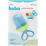 Alimentador Porta-frutinha para bebê em Silicone Azul (6m+) - Buba