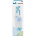 Kit Escovas para Mamadeiras com Esponja Azul - Buba