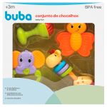Conjunto de Chocalhos e Mordedores Fun 4un (3m+) - Buba
