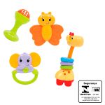 Conjunto de Chocalhos e Mordedores Fun 4un (3m+) - Buba