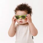 Óculos de Sol Baby Color Blue Verde e Azul (3m+) - Buba
