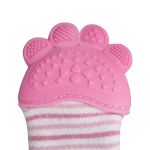 Meia com Mordedor Rosa (3m+) - Buba