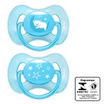 Kit 2 Chupetas Comfort Ursinho e Estrela Azul Tam 2 (6m+) - Buba