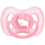 Kit 2 Chupetas Comfort Ursinho e Estrela Rosa Tam 2 (6m+) - Buba