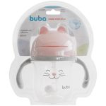 Copo com Alça Removível Gatinha Rosa 220ml (12m+) - Buba