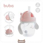 Copo com Alça Removível Gatinha Rosa 220ml (12m+) - Buba