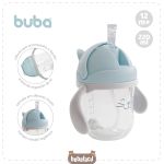 Copo com Alça Removível Gatinho Azul 220ml (12m+) - Buba