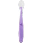 Kit 2 Colheres de Silicone Rosa e Lilás (6m+) - Buba
