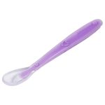 Kit 2 Colheres de Silicone Rosa e Lilás (6m+) - Buba