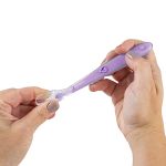 Kit 2 Colheres de Silicone Rosa e Lilás (6m+) - Buba