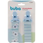 Kit 2 Prendedores de Chupeta Coala Azul (3m+) - Buba