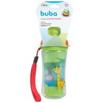 Copo c/ Parede Dupla e Canudo Animal Fun 250ml (12m+) - Buba