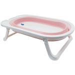 Banheira Dobrável Baby Rosa - Buba