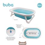Banheira Dobrável Baby Azul - Buba